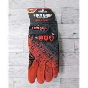 Work Gloves Firm Grip Tough 3D Knit Touch screen Index Finger  Sz Large New